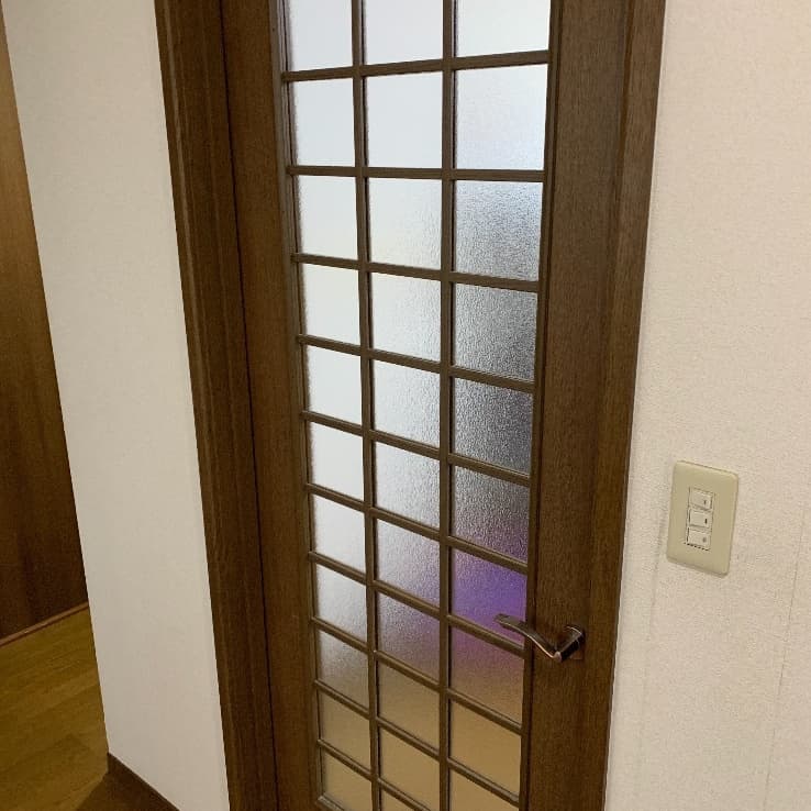 一枚入り格子付き室内ドア